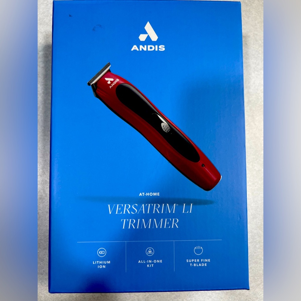 Andis VersaTrim Trimmer Li, T-stainless steel t-blade cordless